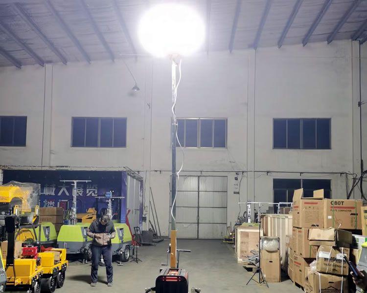 7米、9米手推式 拖車式移動照明燈車安裝使用方法